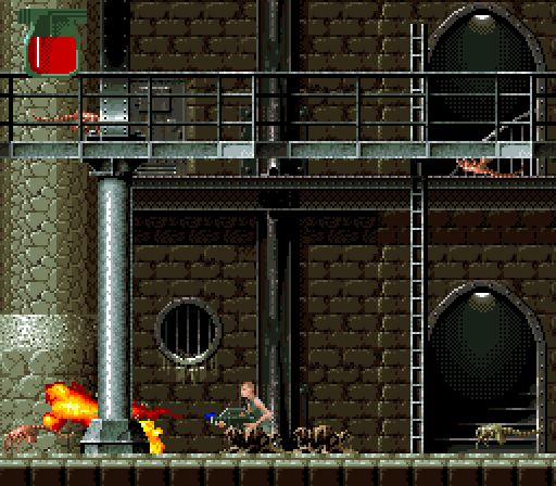 Alien 3 SNES gameplay screenshot 1