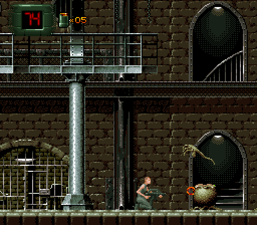 Alien 3 SNES gameplay screenshot 2