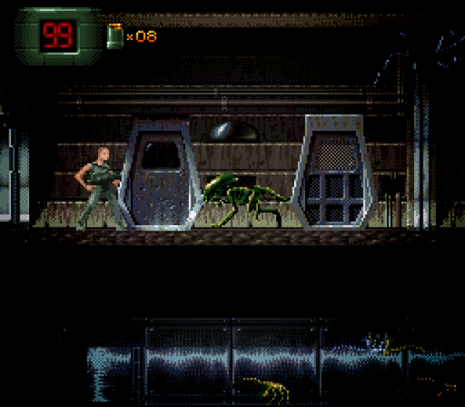 Alien 3 SNES gameplay screenshot 3