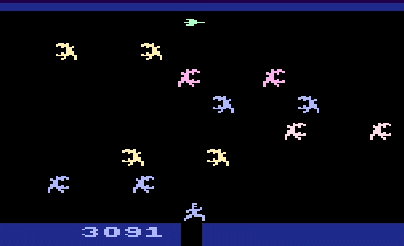 Alien (1982) Atari 2600 screenshot 1