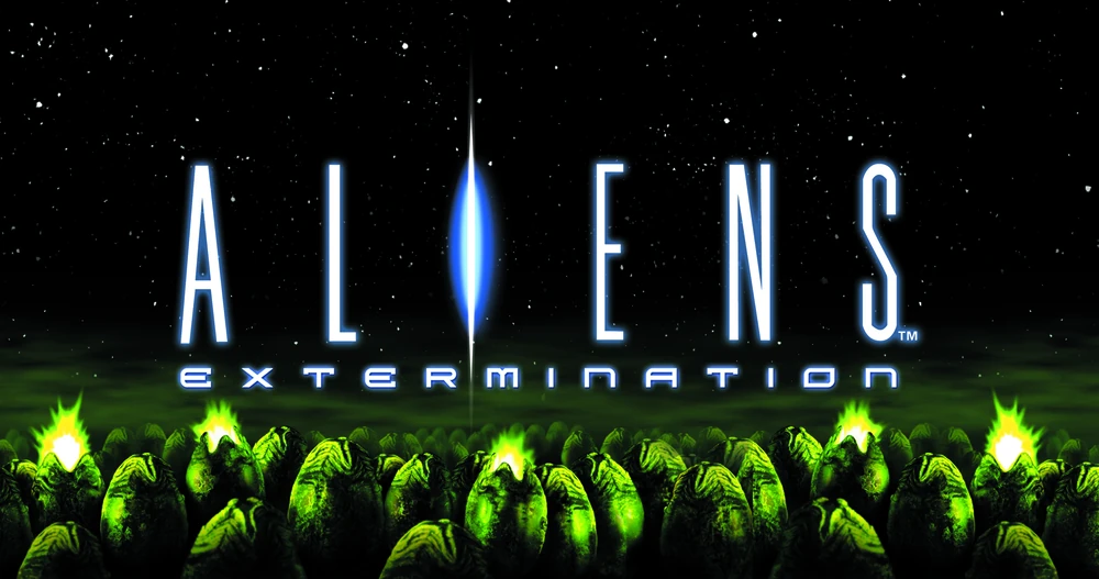 Aliens: Extermination arcade cover