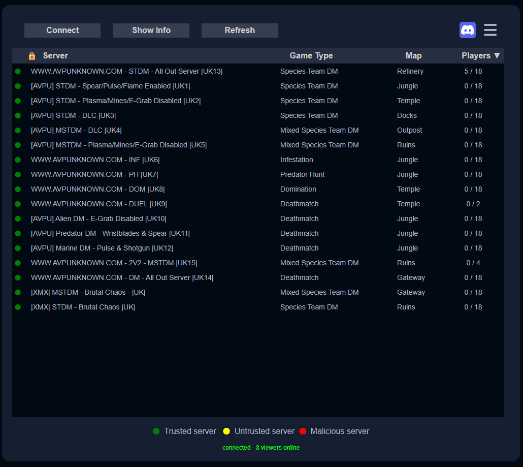 AVP2010 Secure Server Connector Interface