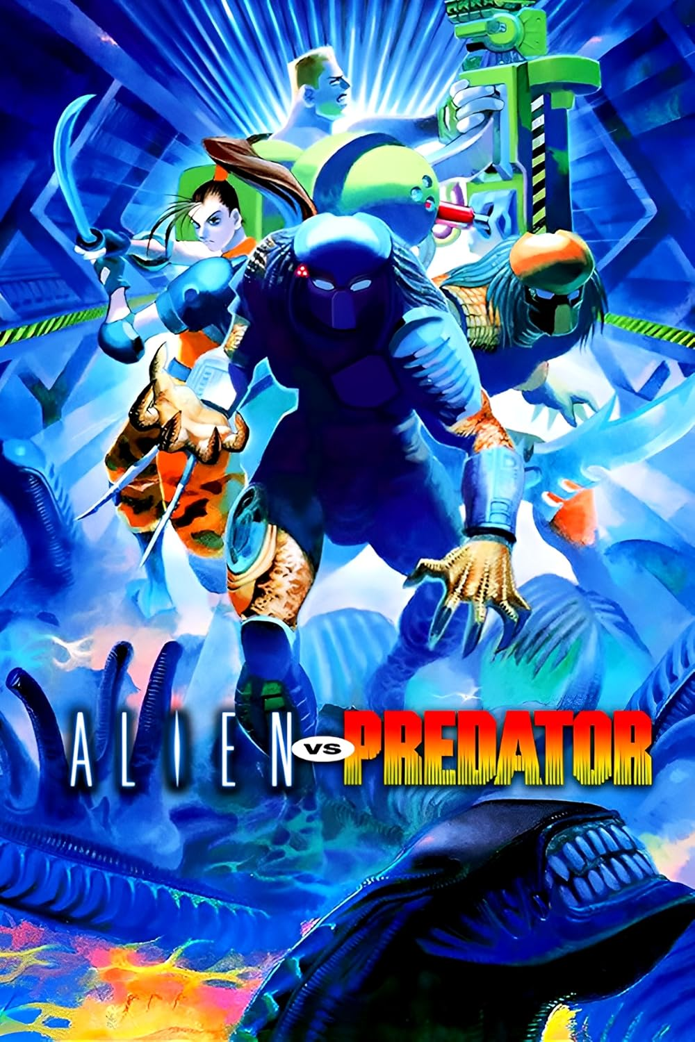ALIEN vs. PREDATOR (ARCADE, 1994) Logo