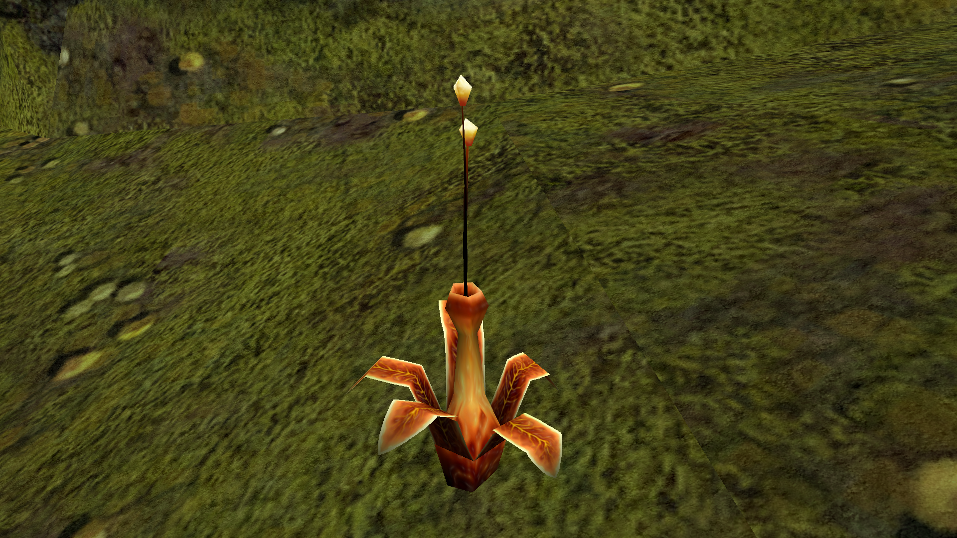 Fluorescent plant (orange variant)