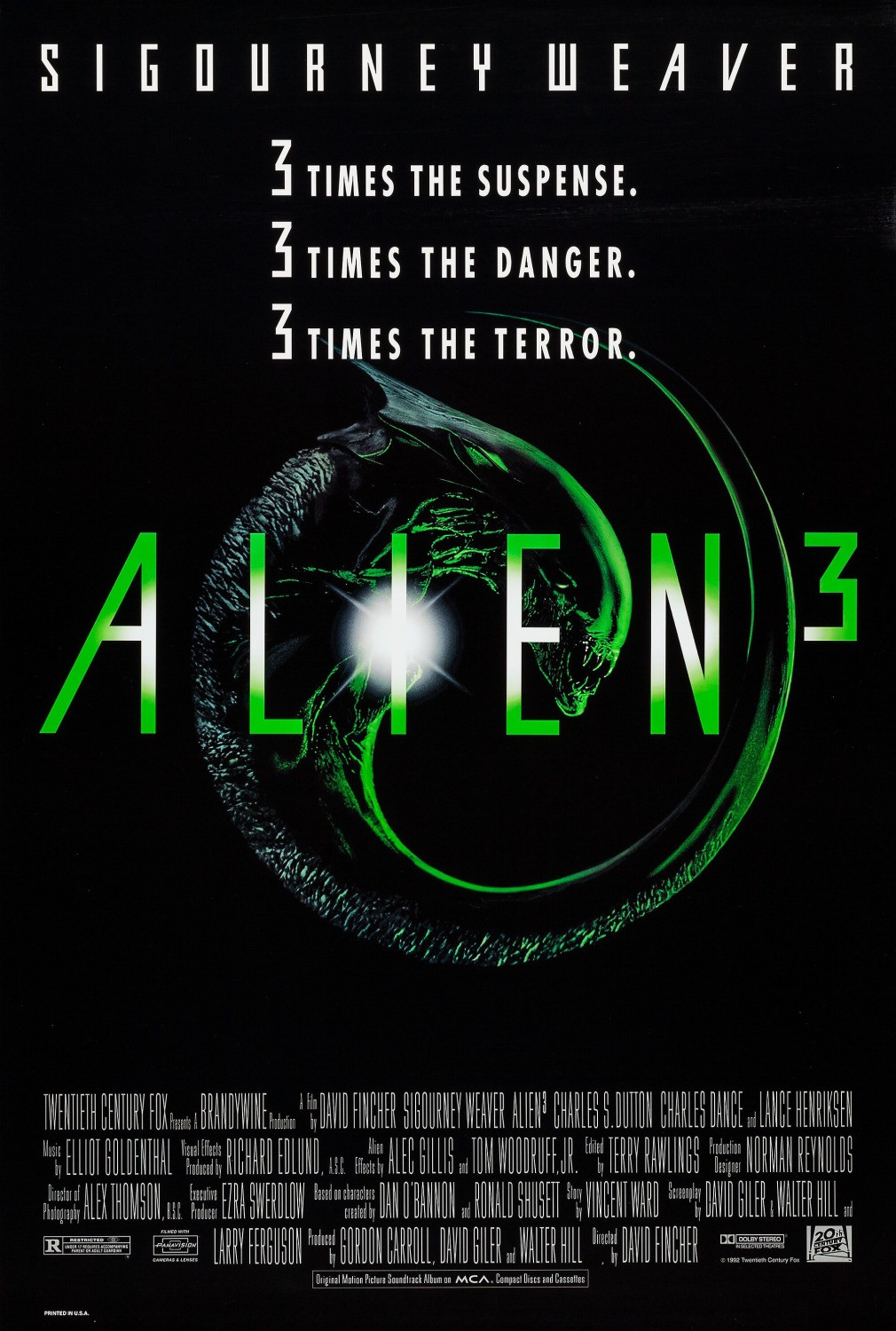 Alien 3 (1992) poster