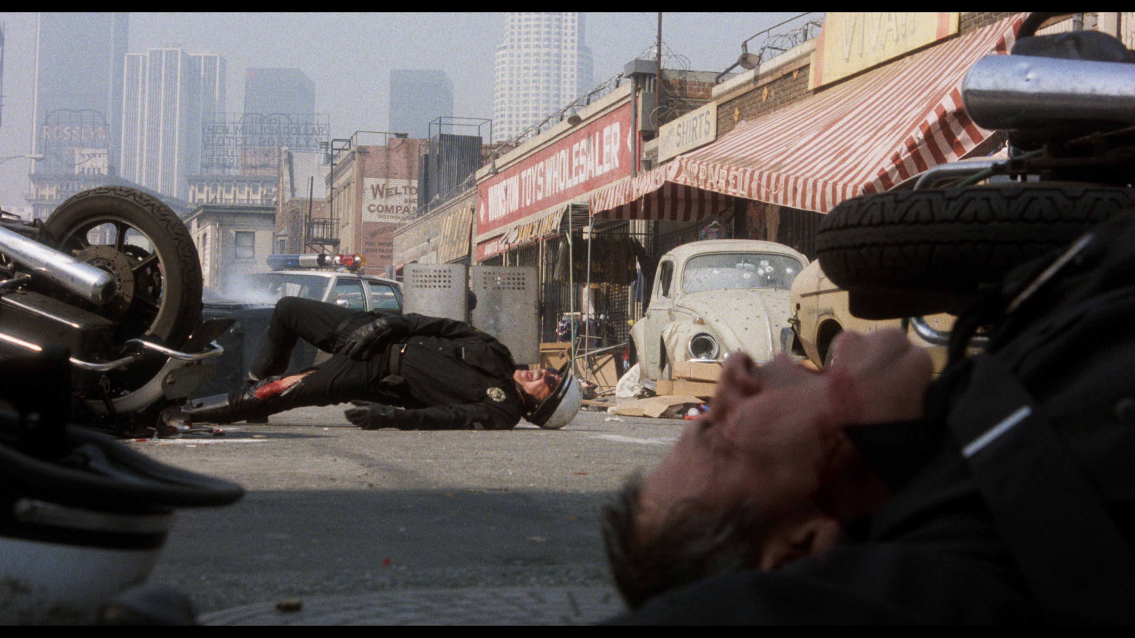 Aftermath on the street