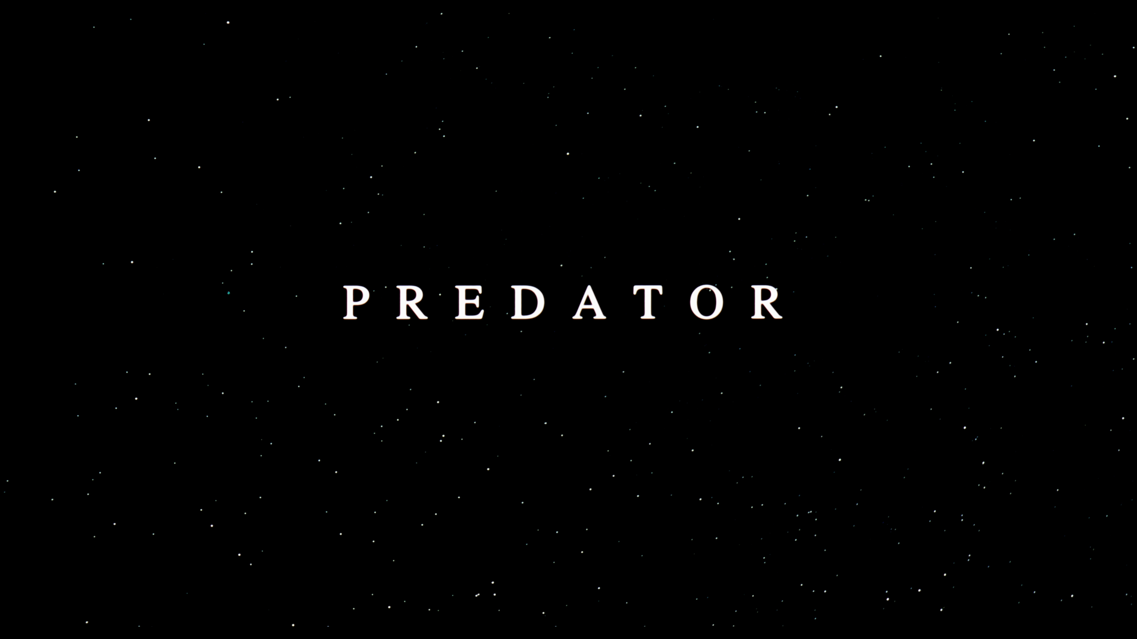 Predator title card