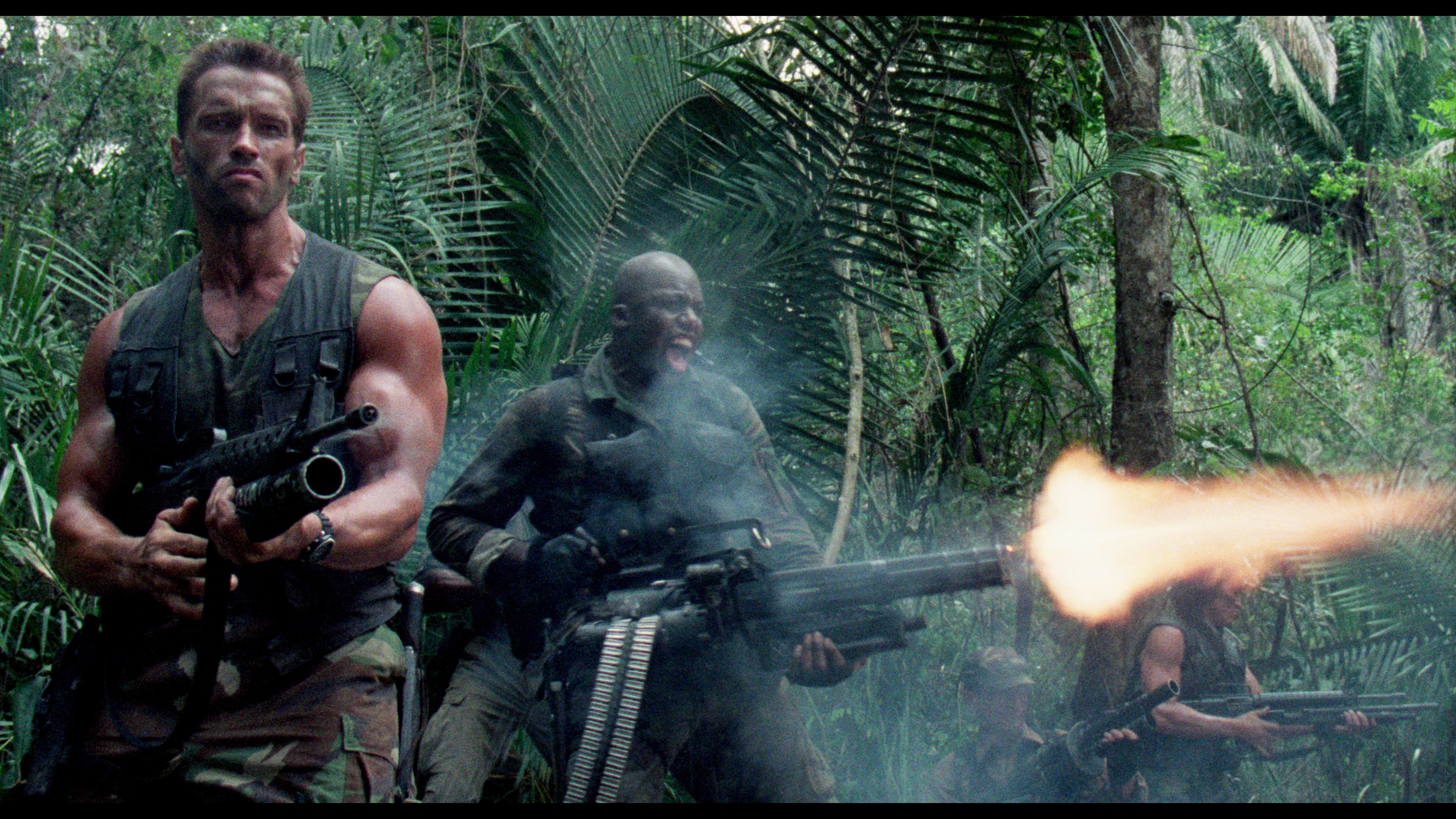 Jungle firefight