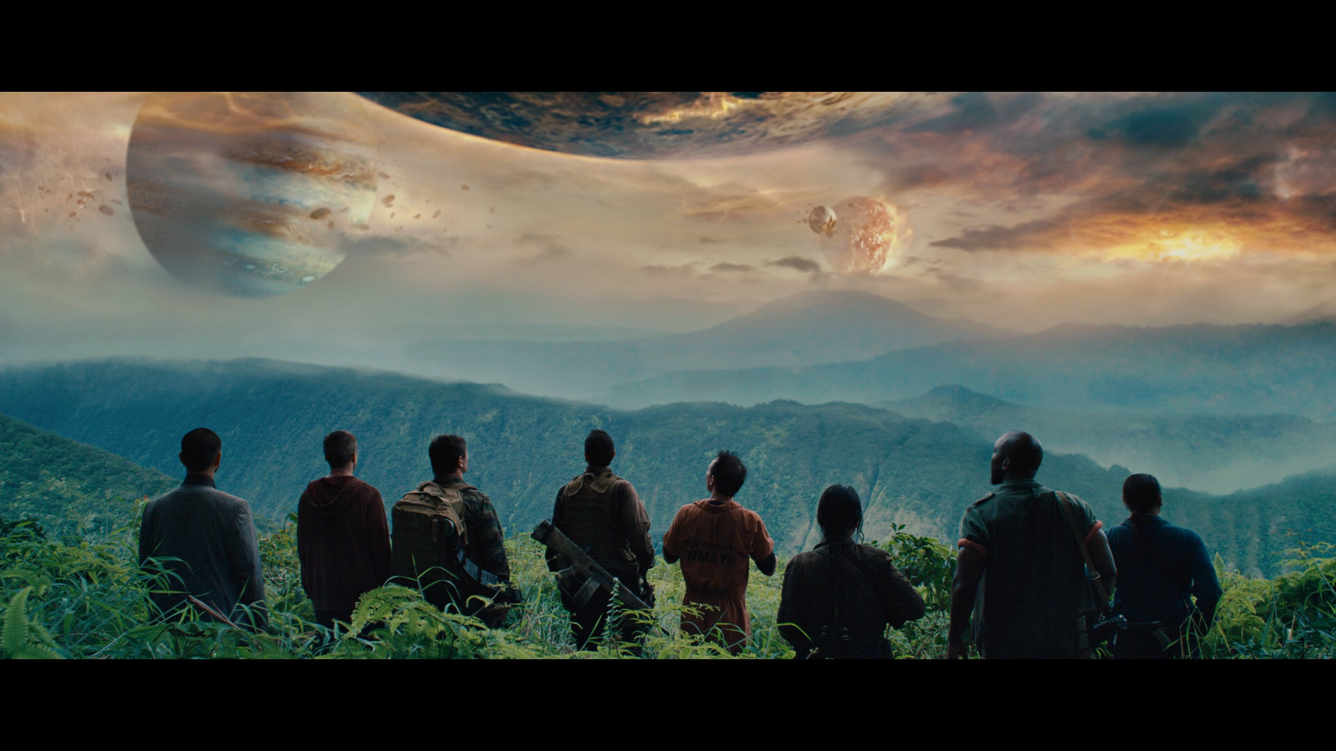 Horizon of alien planet