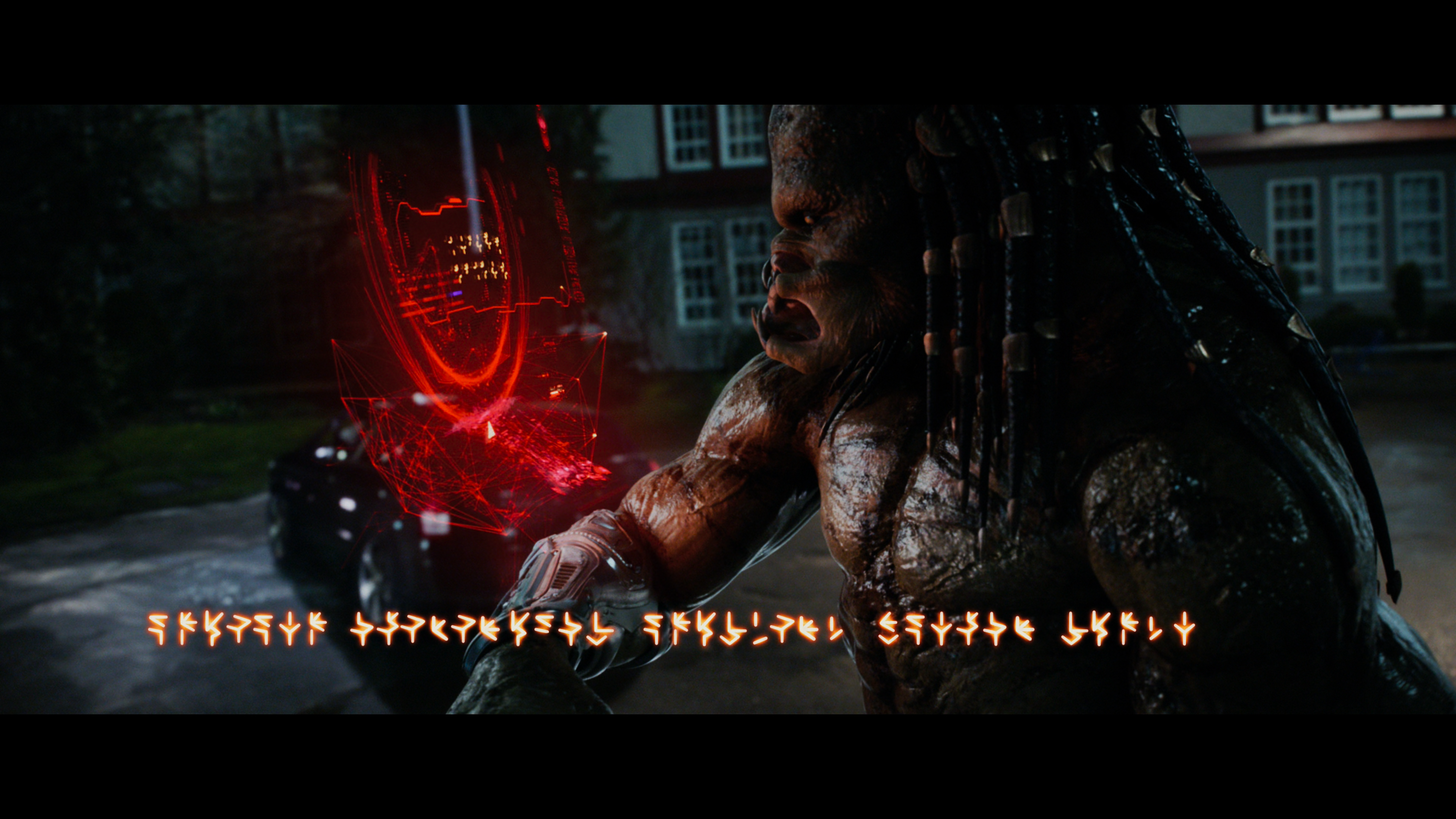 Predator hologram interface